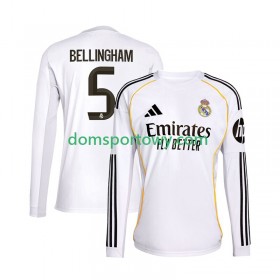Koszulka Real Madryt Jude Bellingham 5 Domowe Koszulki Piłkarskie 2025-2026 Długi Rękaw